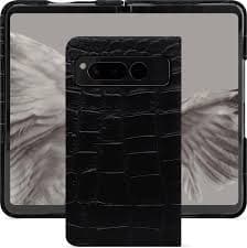 Pixel Fold Leather Case